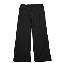 Merona Pants Mens 34 Black Mid Rise Flat Front Straight Slim Fit Dress Pants - £20.23 GBP