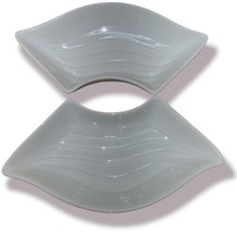 USA Vintage California Pottery L34 set of 2 White dish Lazy Susan replac... - £14.23 GBP