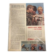 1966 Vintage Abu-Garcia Abu 520 Spinning Reels Sports Afield June 1966 print Ad - $6.79