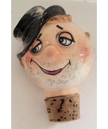 Vintage Porcelain Hobo Face Bottle Replacement Stopper Top ONLY #47 - $352.39 MXN