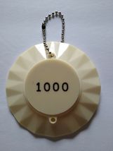Pinball Machine Keychain Plastic Pop Bumper Cap 1000 Point Vintage Game ... - $8.90