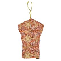 Ideal Suntan Tuesday Taylor Orange Yellow Print Kaftan Swimsuit Coverup - $10.99