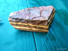 Raw Rough Brown Eye Stone Large Chunks Healing Crystal  Mineral 155 grams - £4.63 GBP