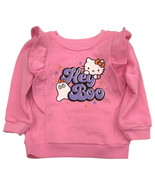 Hello Kitty Toddler Girl&#39;s Pink Hey Boo Ghost Halloween Sweatshirt - Siz... - $15.49