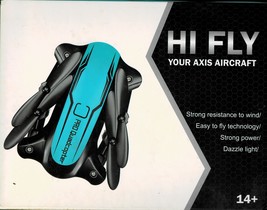 THE HI FLY AXIS HIGH END AIRCRAFT/WIFI-4K HD-RC-WIND RESISTANT DYNAMIC L... - £19.57 GBP