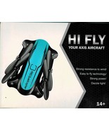 THE HI FLY AXIS HIGH END AIRCRAFT/WIFI-4K HD-RC-WIND RESISTANT DYNAMIC L... - £19.97 GBP