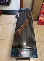 Guzheng 100cm 21 strings zither portable lotus pattern Chinese string in... - $399.00