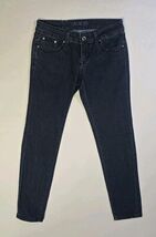 Grace In LA Jeans Womens 27 Dark Blue Denim Skinny Stretch 28x29 - $14.13
