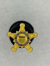 USSS United States Secret Service Gold Star lapel pin police - $11.88