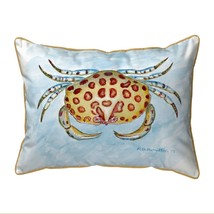 Betsy Drake Calico Crab Extra Large Pillow 20 X 24 - £54.50 GBP