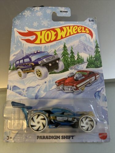 Primary image for Hot Wheels Blue Paradigm Shift (2020) Die-Cast Toy Car #3/6 - (Dented Plastic)