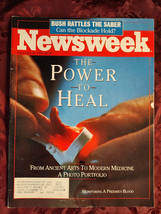 NEWSWEEK September 24 1990 Iraq Kuwait In Search Of The Power To Heal - £11.32 GBP