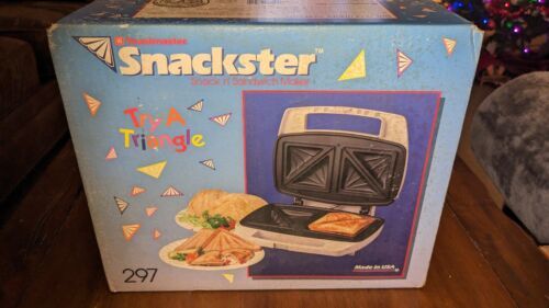 Toastmaster Snackster Snack n Sandwich Maker 297  Brand new sealed in box - $59.39