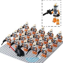 21Pcs Darth Vader Commander 212th Attack Battalion Clone Trooper Minifigures Toy - £24.76 GBP