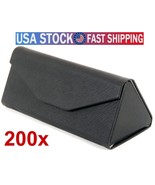 Lot of 200 Triangle Foldable Magnetic PU Leather Black Case Glasses Sung... - $718.25