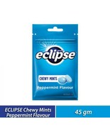 Wrigley&#39;s Eclipse Chewy Mints  PEPPERMINT Refresh Breath 8 Packs x 45g - $80.92 CAD
