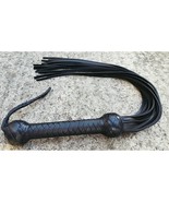 Buffalo Leather Flogger 20 Tails With Leather Handle Unique Tails (Hard ... - $60.99