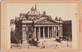 c1900 Bruxelles Brussels Stock Exchange Photo Cabinet Card Photograph J N Br - £16.02 GBP