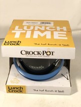 Black Crock-Pot 20 OZ Lunch Crock Food Warmer New - £32.14 GBP