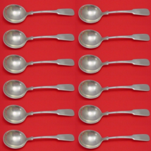Eighteen Ten 1810 by International Sterling Silver Cream Soup Spoon Set ... - £557.84 GBP
