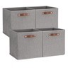 Stylish 8-Pack 13x13 Fabric Storage Bins with Handles for Home Décor & Storage Item image 15