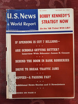 U S NEWS World Report October 23 1967 Robert Kennedy Hippies - a Passing Fad? - £10.75 GBP