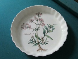 Villeroy &amp; Boch Vilbofour Botanica &quot;Valeriana&quot; quiche/tart bowl 9 1/2&quot; RARE [D3] - £67.26 GBP