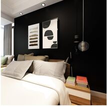 Stylish 15.8"x197" Waterproof Black Contact Paper for Renter-Friendly Decor - $44.50