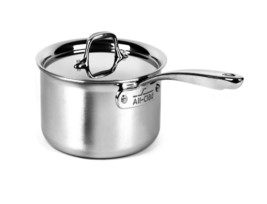 All-Clad Master Chef Bonded 2-qt Sauce Pan with Lid - £221.61 GBP