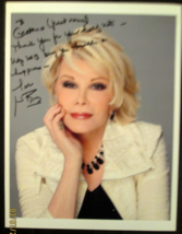 JOAN RIVERS : COMEDIENNE (ORIGINAL AUTOGRAPH PHOTO) CLASSIC - $3,618.90 MXN