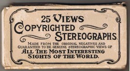 Contintental Stereoview Cards 25 Views Most Interesting Scenes In The World - £40.03 GBP
