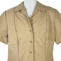 Defense Logistics Agency Quarterdeck Womens Khaki Uniform Blouse 18 Extra Tall - £26.40 GBP