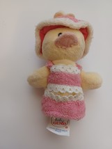 3.5" Baby GUND Little Quack ups Finger Puppet Chick Easter #58372 - $3.96