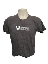 2007 Wicked Defy Gravity Tour Boys Small Gray TShirt - £14.12 GBP