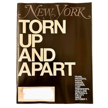 New York Magazine November 20 December 3 2023 Torn Up and Apart City Since Oct 7 - £10.03 GBP