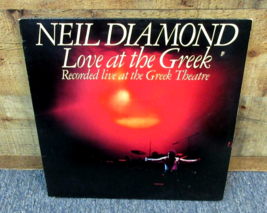 1977 Vintage Vinyl Record NEIL DIAMOND Love At The Greek LIVE Double Album - £11.95 GBP