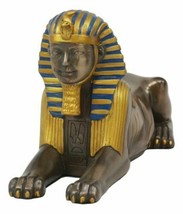 Egyptian World Wonder Sphinx Androsphinx Monument Desert Figurine Sculpture - £32.06 GBP