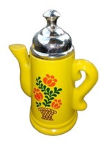 Vntg 1970s Avon Koffee Klatch Teapot Floral Decorative Collectible Bottl... - $18.76