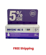 BENZAC AC 5, Water Base Gel 5% Benzoyl Peroxide Acne Pimple Galderma - $24.74