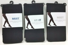 ( LOT 3 )MixitSUPER OPAQUE TIGHTS CONTROL TOP - Black Size S - $24.74