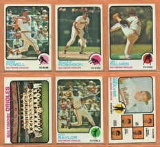 1973 Topps Baltimore Orioles Team Lot Brooks Robinson Jim Palmer Boog Powell  ! - £26.78 GBP