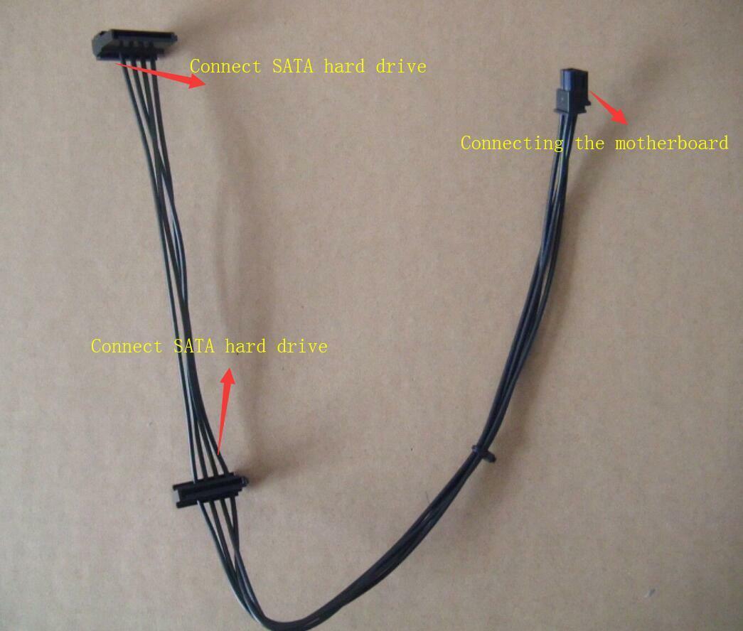 Lenovo Thinkcentrer Mini 4P M710 M720 M910 M920 B250 H370 HDD 2 SATA Pow... - $3.24