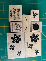 Stampin Up Flowers Rubber Stamps #1 - £5.05 GBP