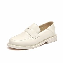 BeauToday Loafers Women Cow Leather Penny Shoes Moccasin Round Toe Slip On Casua - £107.40 GBP