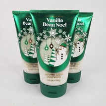 3 Vanilla Bean Noel Body Scrub Whipped Sugar Bath &amp; Body Works Shea Butter Vit E - £23.64 GBP