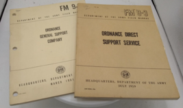 Historical Books Army Manual FM 9-9, FM 9-3 Ordnance General &amp; Direct Su... - £15.36 GBP