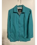 London Fog Womens Wind Breaker Jacket Lined Size 8 Reg. Green Vintage - $20.46 CAD