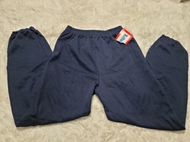 Tultex NWT Joggers Sweatpants Blue XL Made USA Vintage (University Of Mi... - $23.05