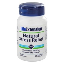 Life Extension Natural Stress Relief, 30 Vegetarian Capsules - £16.72 GBP