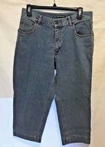 Eddie Bauer Stretch Capri Cropped Jeans Misses Sz 6 98% Cotton   - £6.70 GBP